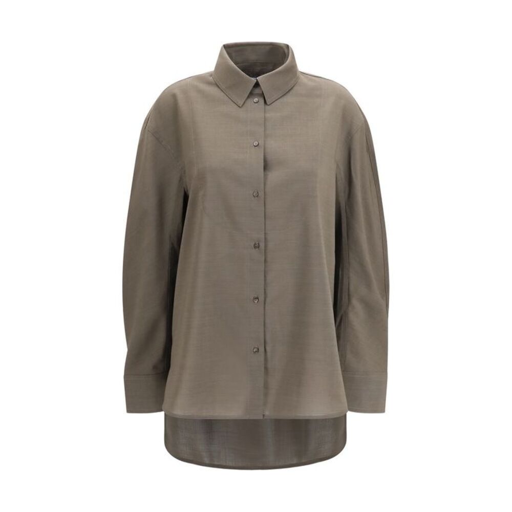 Jacquemus Gray Cotton Women's Shirt